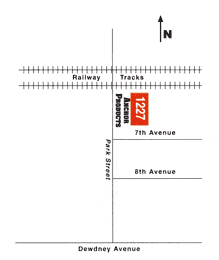 Click to see printable map of Anchor Products Regina, Saskatchewan location.